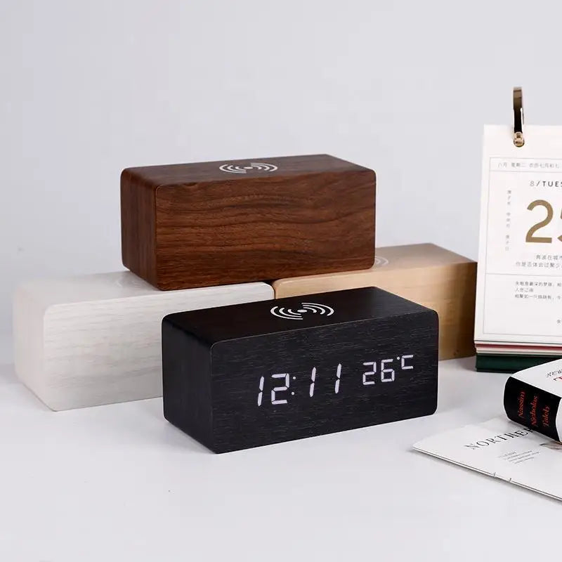 Réveil recharge induction smartphone
