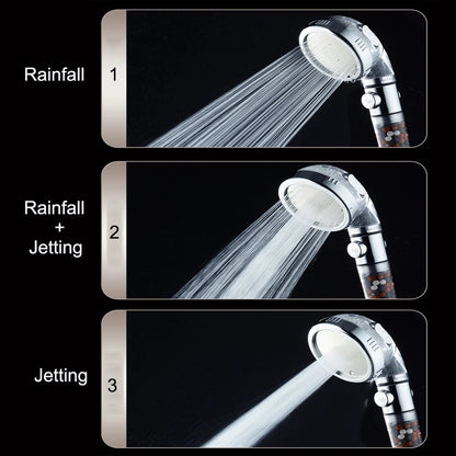 Pommeau de Douche Haute Pression avec Système de Filtration