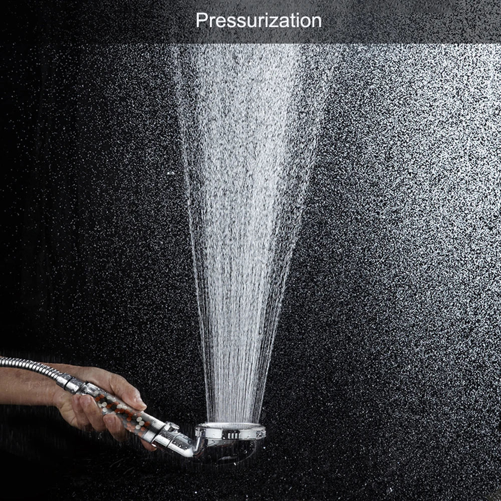 Pommeau de Douche Haute Pression avec Système de Filtration