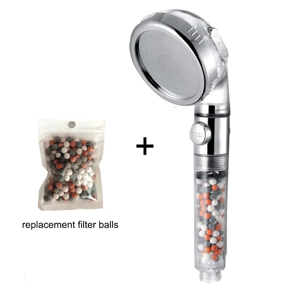 Pommeau de Douche Haute Pression avec Système de Filtration