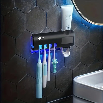 Distributeur et désinfecteur de brosse à dents intelligent