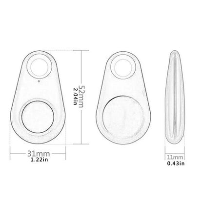   Tracker GPS Bluetooth 4.0 Anti-Perte de Clés