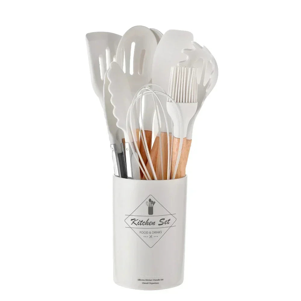  Pack d'ustensiles de cuisine en silicone