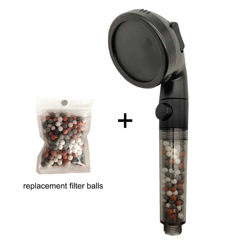 Pommeau de Douche Haute Pression avec Système de Filtration