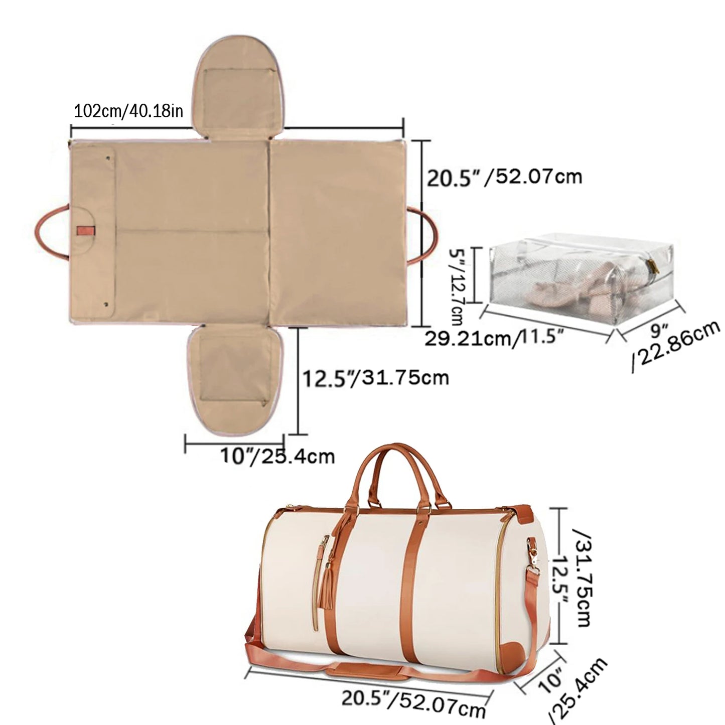 Sac de voyage Pliable grande taille
