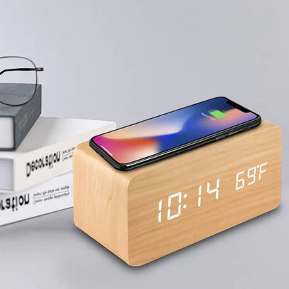 Réveil recharge induction smartphone