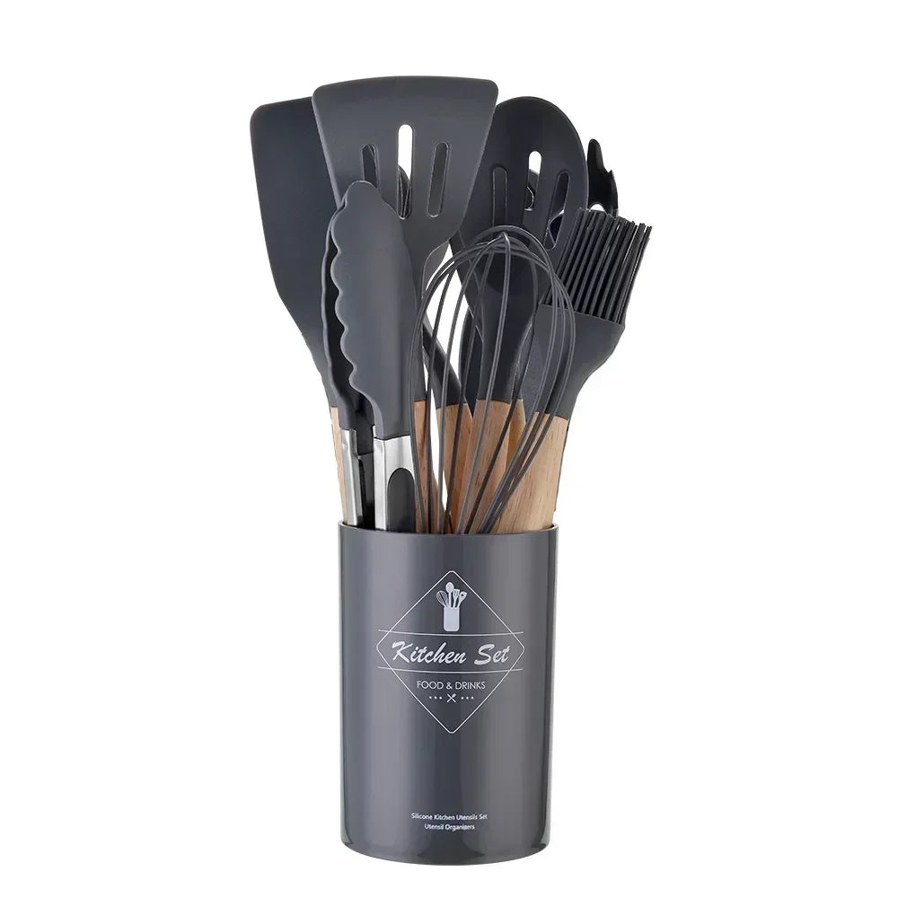  Pack d'ustensiles de cuisine en silicone
