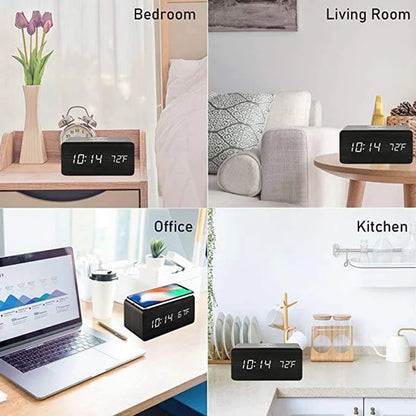 Réveil recharge induction smartphone