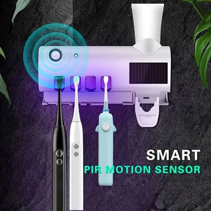 Distributeur et désinfecteur de brosse à dents intelligent