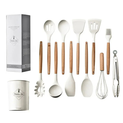  Pack d'ustensiles de cuisine en silicone