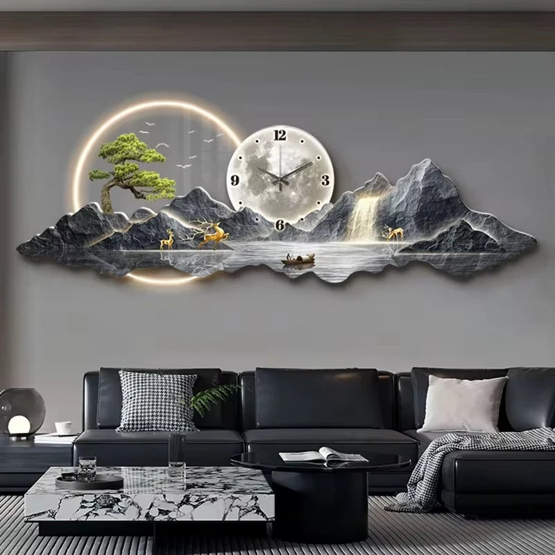 Horloge Murale LED de Luxe