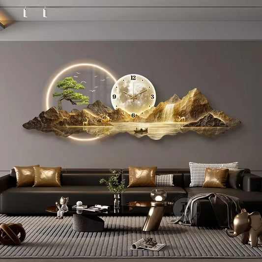 Horloge Murale LED de Luxe