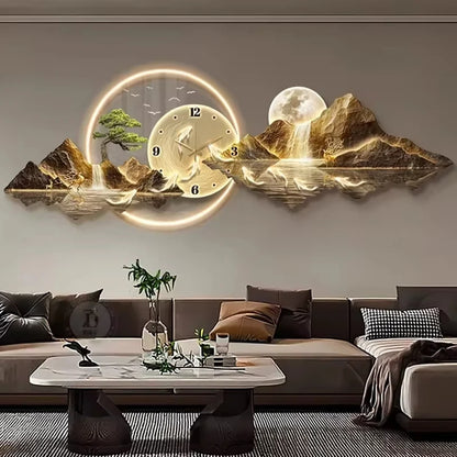 Horloge Murale LED de Luxe